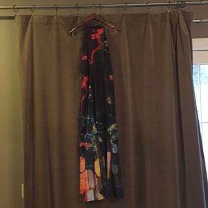 Anthropology floor length dress